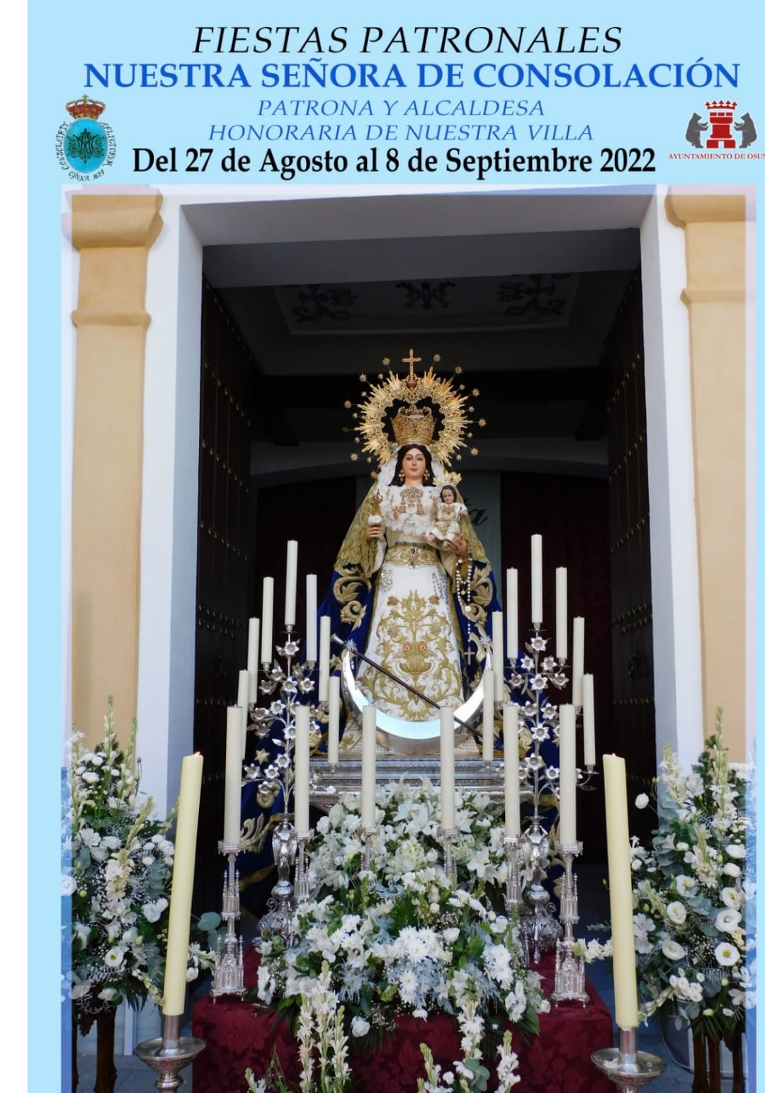 Fiestas patronales en honor a Nuestra Señora de Consolación 2022 Osuna